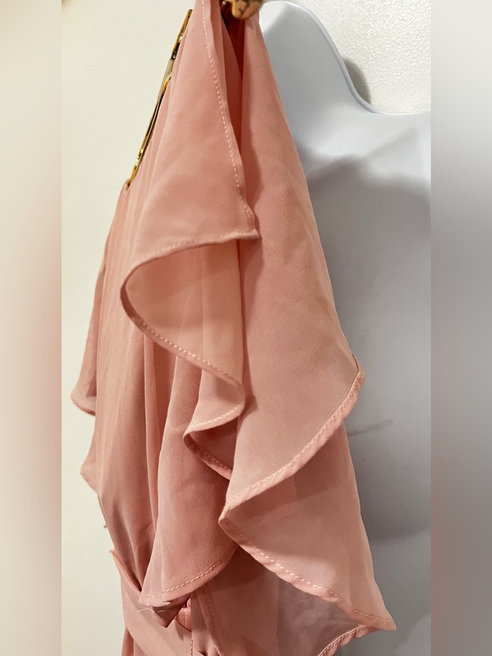 Ever Pretty Blush Pink V-Neck Gown NWT - Picture 3 of 4